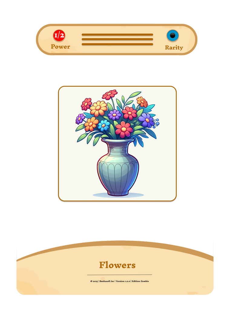 Flowers prototype card