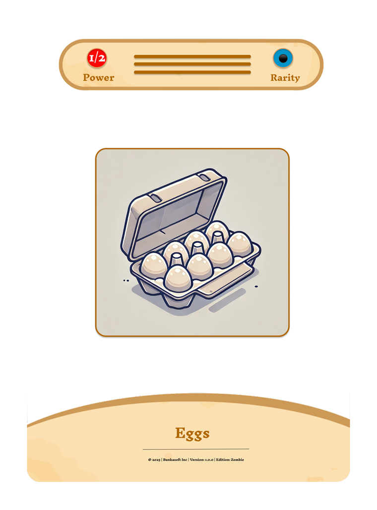 Eggs prototype card