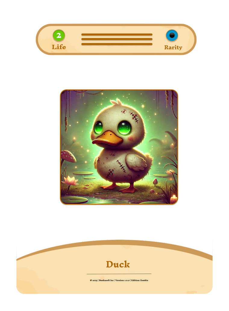 Duck prototype card