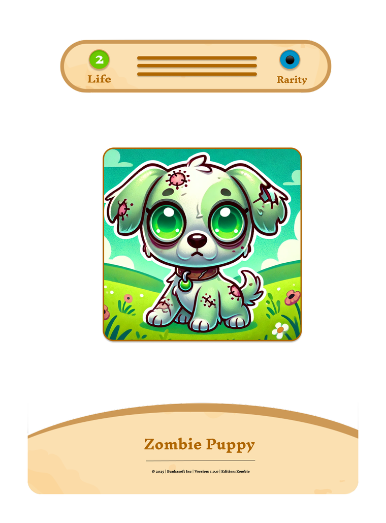 Zombie Puppy prototype card