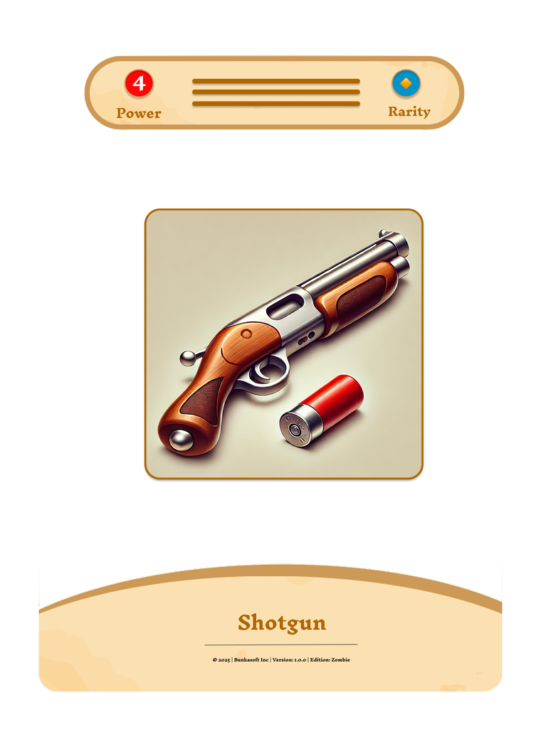 Shotgun prototype card