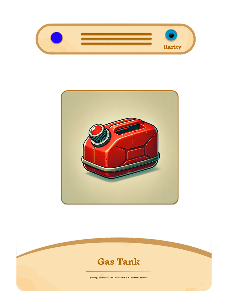 Gas Tank prototype card